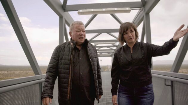 William Shatner and Sarah Knights