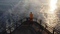Christof Koch on ferry