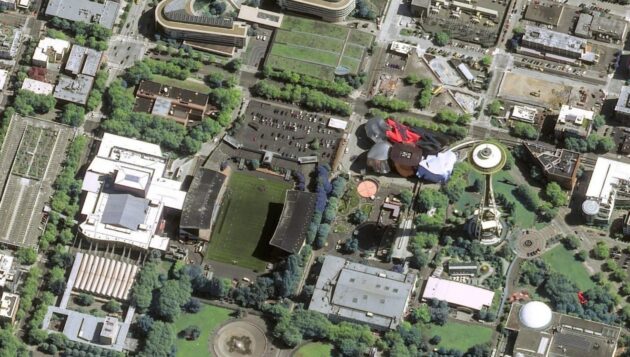 Airbus Pleiades image of Seattle Center
