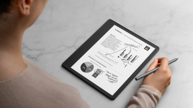 Amazon unveils a new $340 'Kindle Scribe' e-reader that doubles as