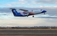 Universal Hydrogen airplane during first flight