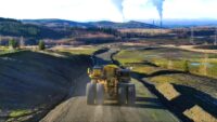 Mining truck at First Mode's Centralia proving ground