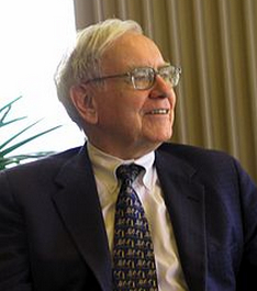 Warren Buffett. Photo via Wikipedia