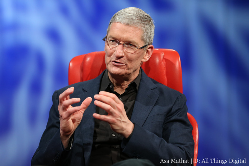 Tim Cook at the D11 Conference. Photo by Asa Mathat | D: All Things Digital"